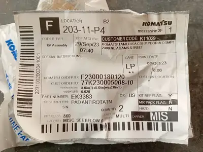 New | in-Stock KOMATSU 58E-MP-AK020 Parts British Columbia CA | Lenmark #1440242
