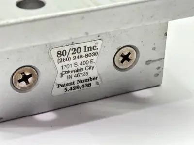 6833 | 80/20  Double Flange Short High-Cycle Linear Bearing 4-Slot Mount - Used