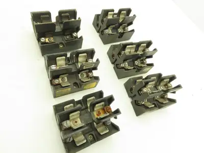 Bussmann JP60030-3CORA Pyramid /Open Style Fuse Block 600V-30A 3 Pole Lot of 6