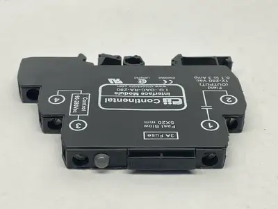 USED CONTINENTAL INTERFACE MODULE 3A 12-280VAC