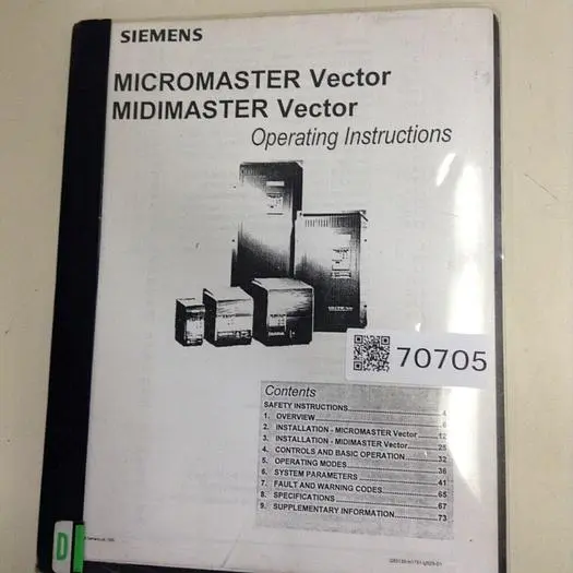 Used SIEMENS G85139-H1751-U529-D1 Manuals Michigan US | Ideal Machinery #994907