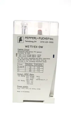 NEW PEPPERL+FUCHS WE77/EX-DW 250V FREQUENCY CONVERTER WE77EXDW