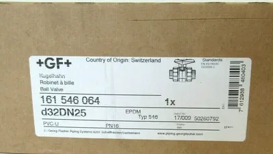 NEW GEORG FISCHER SIGNET PVC-U EPDM 161-546-064 BALL VALVE D32DN25 PVCUEPDM