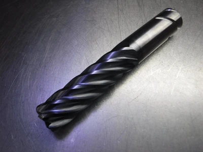 Kennametal 1.5" 6 Flute Carbide Endmill .250"R UJDE1500N6GBF KCSM15 (LOC3368A)