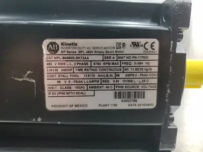 USED Allen-Bradley MPL-B4560S-SK72AA