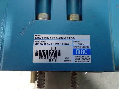 USED MAC VALVES MVA2BA241PM111DA