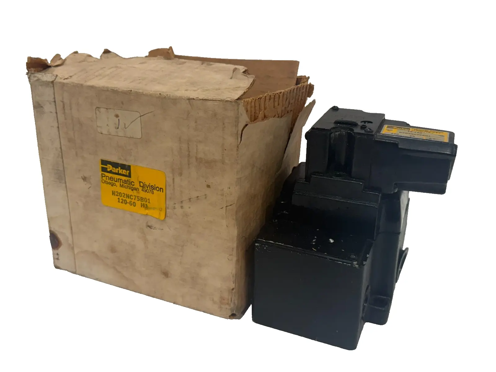 NEW PARKER H202NC75B01 PNEUMATIC SOLENOID VALVE 120-60