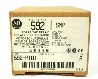NEW ALLEN BRADLEY 592-A1DT OVERLOAD RELAY SER.A 592A1DT