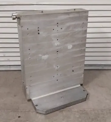 ABBOTT WORHOLDING Aluminum Tombstone CNC 25x25x2-1/4 Base 6x28-1/2x36 Column