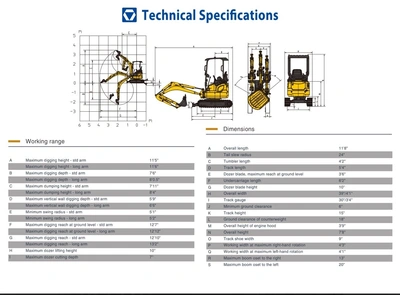 XCMG XE18U Mini Excavator | Iron Listing (5)