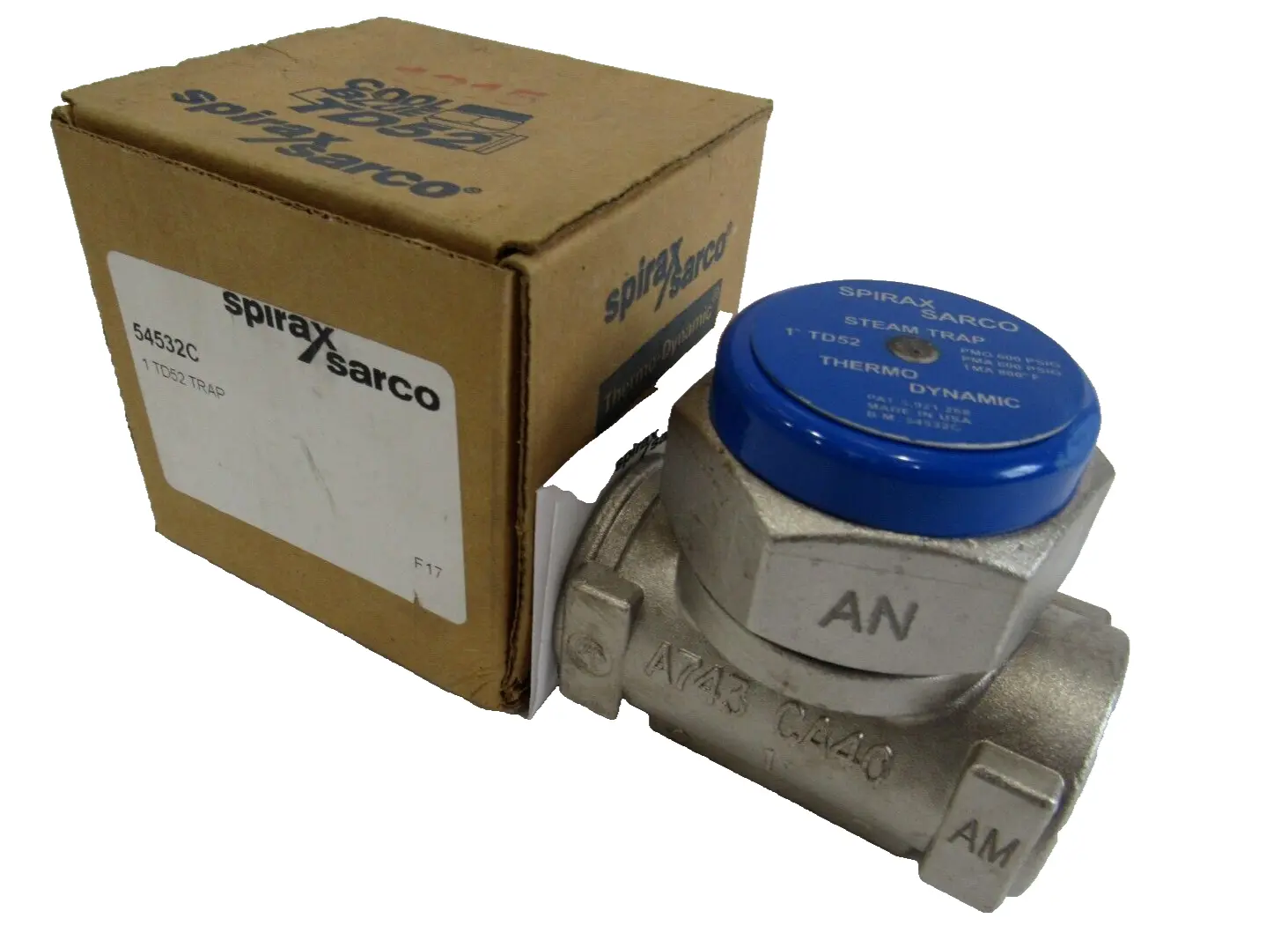 NEW SPIRAX SARCO 54532C 1" TD52 STEAM TRAP
