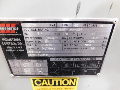Used Magnetics NA Transformers Ohio US | Equipment Recovery Corp. #1331751