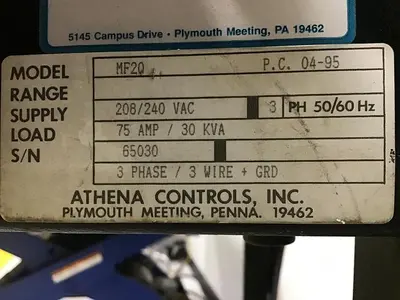 USED ATHENA MF20