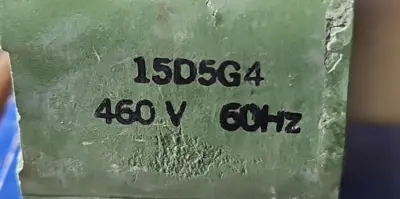 General Electric 15D5G4 Renewal part 460V 60Hz. Loc4E5
