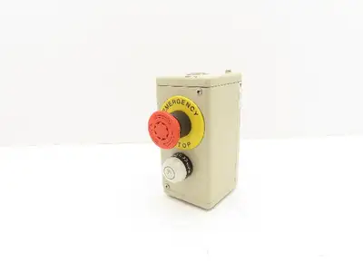 Fuji Banner AHX922A Push Button Enclosure E-Stop 2-Color Touch Sensor