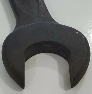 Forged Select Steel 739B Made In USA 1½" & 1⅜" Double Open End Wrench + Warranty
