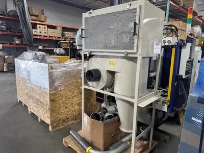 Ball & Jewell 60 HP Granulator w/conveyor, dust collector & Box Dumper