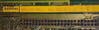 SIEMENS 6SC6100-0NA11 ANALOG CONTROL BOARD 6SC61000NA11
