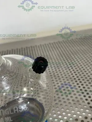 USED CHEMGLASS 1000 ML HEAVY WALL ROUND BOTTOM FLASK  24/40 #7 CHEM-THREAD INLET