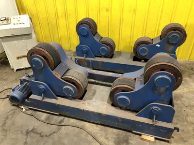 20 TON VANGUARD MODEL HGZ-20 MISSOURI MULE SELF-CENTERING POWERED TANK TURNING ROLLS: STOCK #17995
