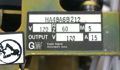 NEW EAGLE SIGNAL HA48A6B212 ELECTRIC RESET TIMER 120V, 60HZ