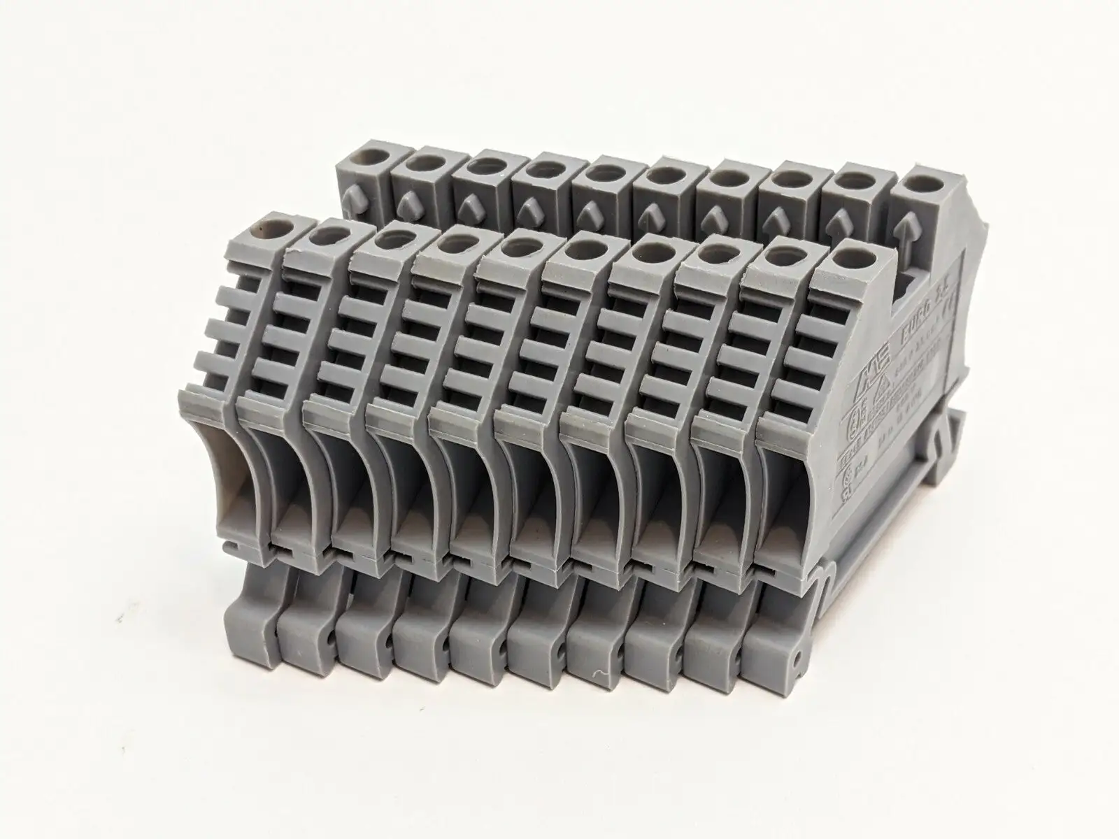Euro 2.5,Euro 2,5,43408 | Morsettitalia 43408 Euro 2.5 Terminal Block 5mm Gray LOT OF 10 - Used