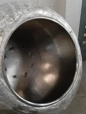 Stainless Steel 38" Diameter Coating Pan