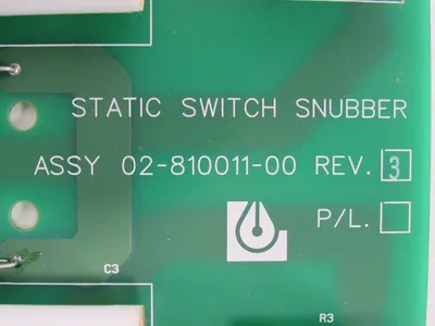 NEW EMERSON LIEBERT 02-810011-00 STATIC SWITCH SNUBBER REV.3 0281001100