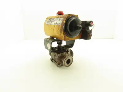 Hytork PBM-1" Stainless 3-Way Valve Tri-Clamp Pneumatic Actuator Genesis GSI 34B