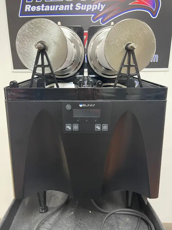 New | in-Stock Bunn Unused BUNN Ultra-2 Frozen Beverage Slushy Machine Dispenser - F1 Slushie Machines Illinois US | Falcon Restaurant Supply #1374420