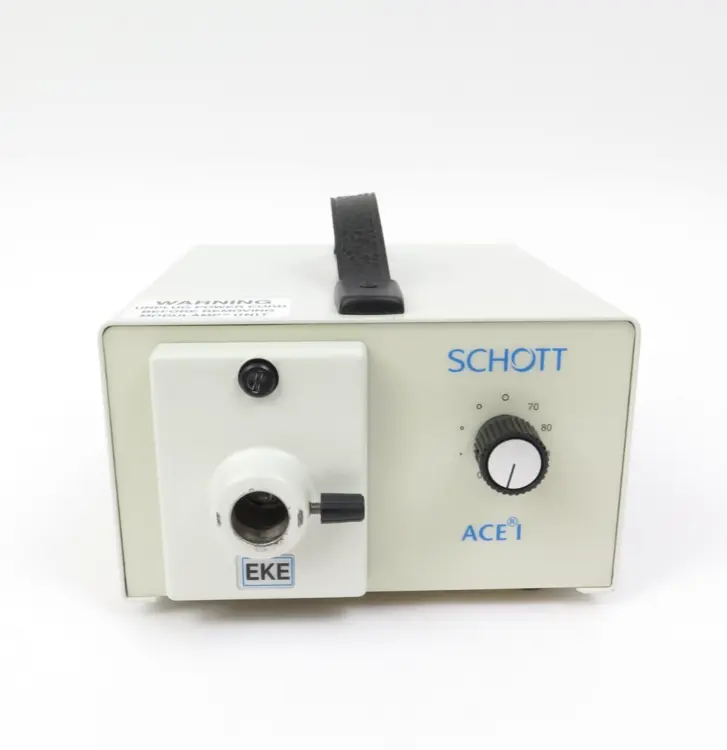Used SCHOTT ACE 1 Fiber Optic Illuminator Fiber Optics California US | ANACAPA EQUIPMENT BROKERS, INC #902021