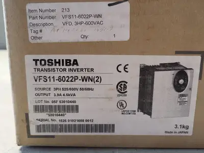 NEW TOSHIBA VFS11-6022P-WN
