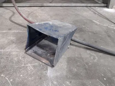 SKAT BLAST DRY BLAST SYSTEM ABRASIVE AIR SAND SHOT BOOTH & DUST COLLECTOR: YOBRO #24818
