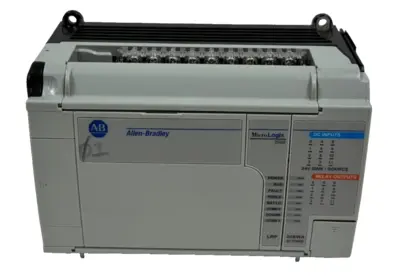 USED ALLEN BRADLEY 1764-24BWA BASE UNIT W/ 1764-LRP PROCESSOR UNIT
