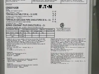 NEW EATON CDG221UGB