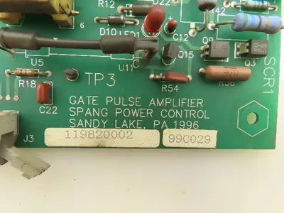 Spang Power Electronics 119820002 Gate Pulse Amplifier Circuit Board SCR2