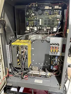 Used FANUC FANUC ARC MATE 120IB MIG WELDING CELL WITH LINCOLN 455M AND INDEX TABLE 5' X 8' RJ3IB CONTROL _UNKNOWN_ Robotic Welding Cells | Harbor Machinery Inc. #1283360