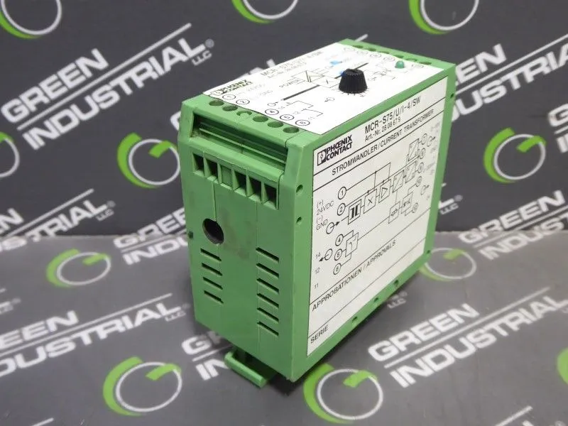 Phoenix Contact MCR-S75/U/I-4/SW Current Transformer 28 08 67 9 Used