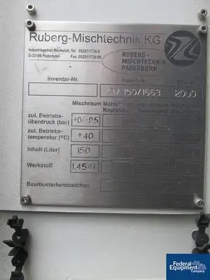 USED RUBERG RUBERG MIXER, TYP CM-150, S/S