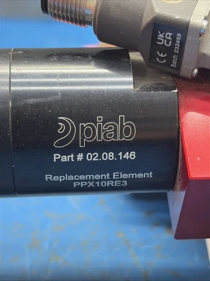 Used Piab X1072RH-LP Parts (Hydraulics and Pneumatics) Indiana US | J&J Industrial Supply #1328185