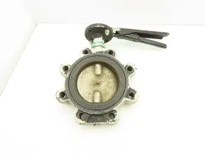 Hammond 5" Butterfly Valve 8-Lug EPDM AL/Bronze Disc w/Handle