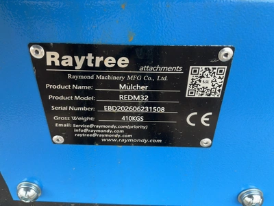 Used RAYTREE REDM32 MINI EXCAVATOR DRUM MULCHER Forestry Grinders Michigan US | Miedema Asset Management Group #1579271