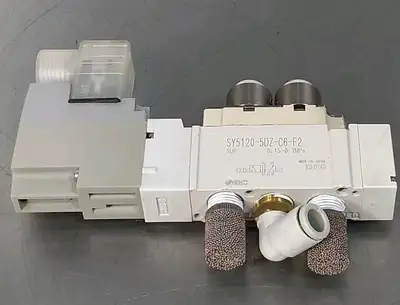 SMC SY5120-5DZ-C6-F2 Solenoid Valve 24V Loc5E5/2