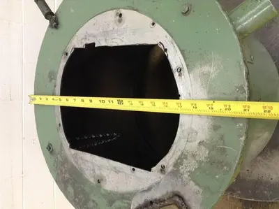 USED METAL FABRICATOR HOPPER572