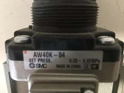 USED PRESSURE REGULATION SYSTEM W/ NORGREN R22-405-RNMA, DWYER FLOW METER & 316 VALVE
