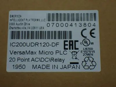 NEW GE FANUC IC200UDR120DF