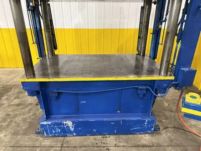 75 TON DAKE MODEL #18-558 HYDRAULIC 4-POST PRESS,  23" STROKE: YOBRO #24094