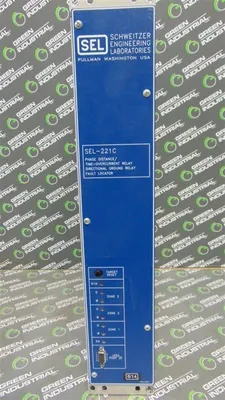 Schweitzer SEL-221C Phase Distance / Overcurrent Relay 221C00-4256MVGB Used
