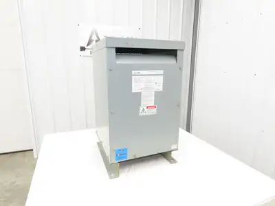 Federal Pacific T43T15E Stepdown Power Transformer 15kva 3Ph HV 480 LV 240/120