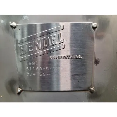 Used 550 Gallon (2,000 Liter) Bendel Stainless Steel Liquid Mix Tank